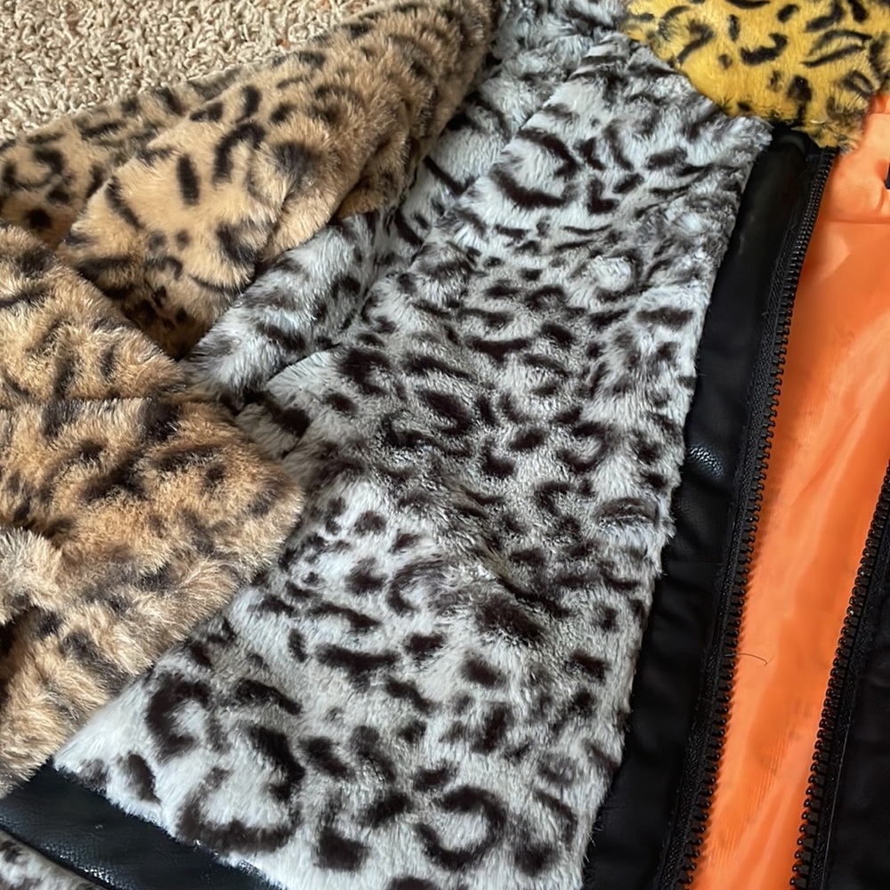 Multi Leopard Print Jacket - image 4